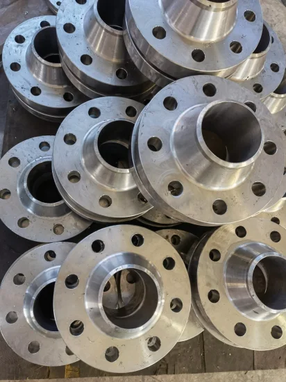 Flanges de redução de pescoço de solda de aço carbono FF RF